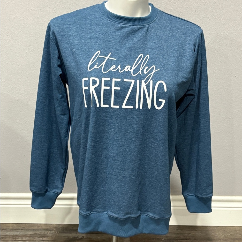 Blue Crewneck Sweater